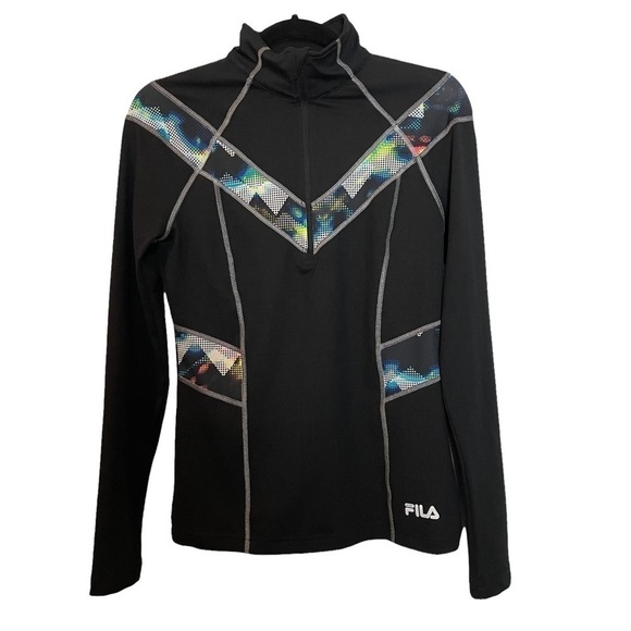 Fila Jackets & Blazers - Fila Sport Running Jacket with Space Dye Geometric Pattern Accent Sz. XS
